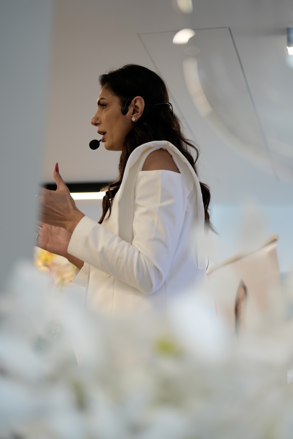 Alexandra Radu la o conferință